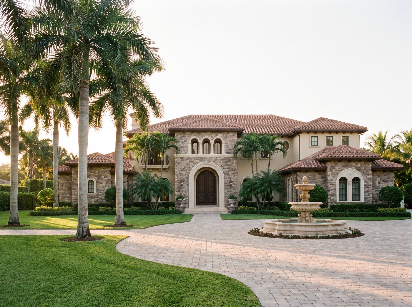Mediterranean estate in South Florida